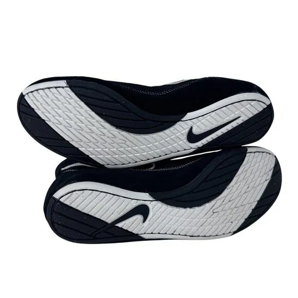 Nike Speedsweep VII Wrestling Shoes Mens 9 Black Logo Mid Top Lace Up 366683-001