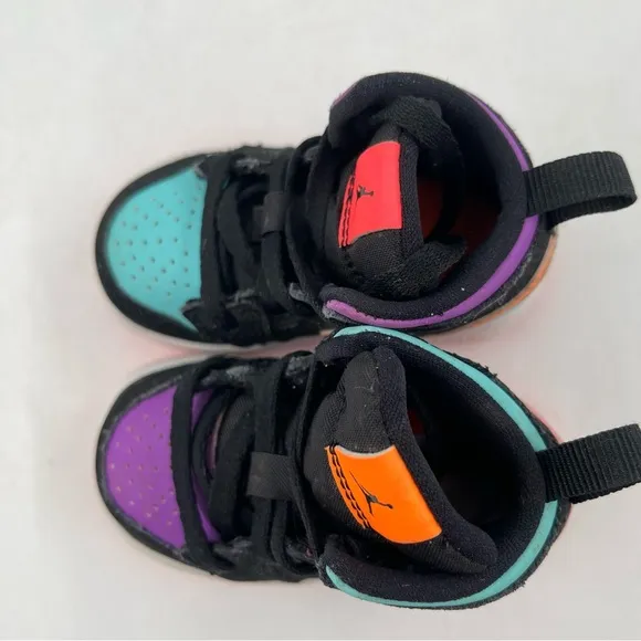 Nike Toddler Kids Air Jordan 1 Mid “Candy”- SZ 4C -Multicolored Shoes Sneakers