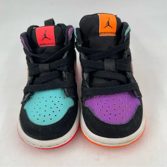 Nike Toddler Kids Air Jordan 1 Mid “Candy”- SZ 4C -Multicolored Shoes Sneakers