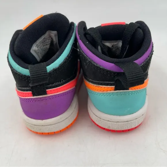 Nike Toddler Kids Air Jordan 1 Mid “Candy”- SZ 4C -Multicolored Shoes Sneakers