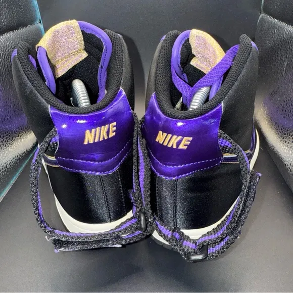 Nike Vandal High Shoes Youth Size 5.5Y Purple Black High Top, 333377-051, CLEAN