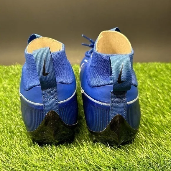 Nike Vapor Edge Pro 360 2 Mens 11 Blue White Football Cleats‎ High Top Brand New