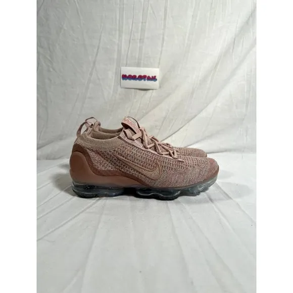 Nike VaporMax 2021 Flyknit Womens sz 6 Pink Oxford Sneakers