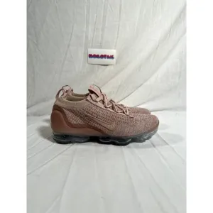 Nike VaporMax 2021 Flyknit Womens sz 6 Pink Oxford Sneakers
