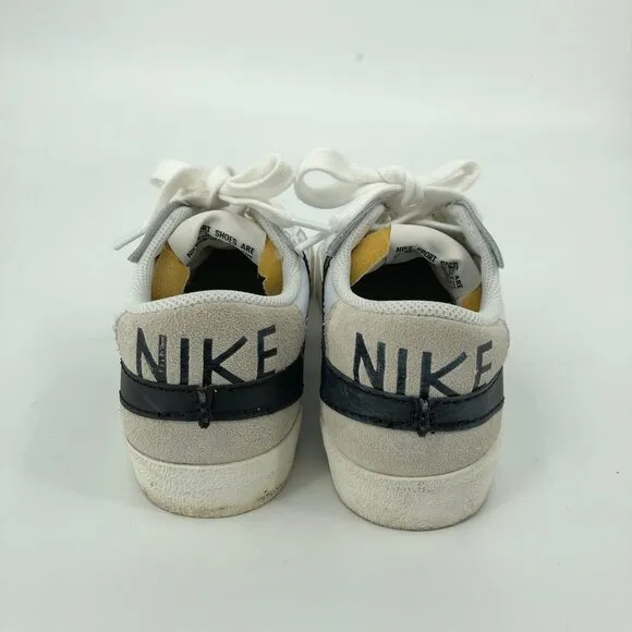 Nike White &amp; Black Athletic Sneakers | Classic Style, Size 8