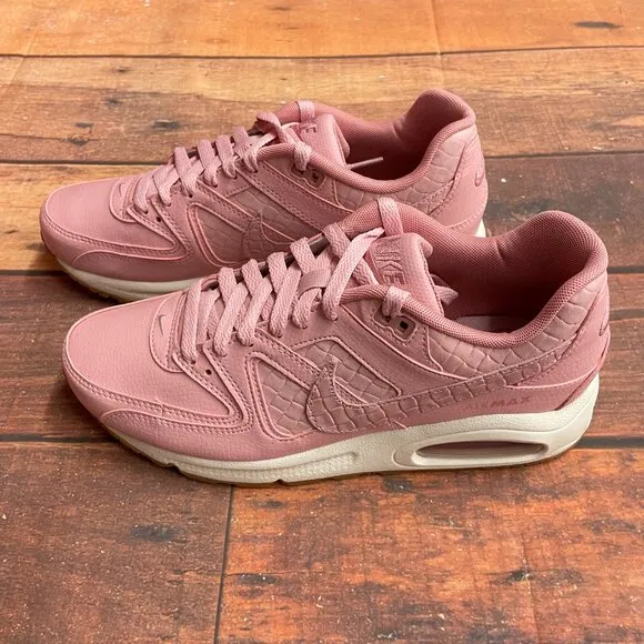 Nike Women's Air Max Command PRM &quot;Pink Glaze&quot; Croc Skin Running Shoes