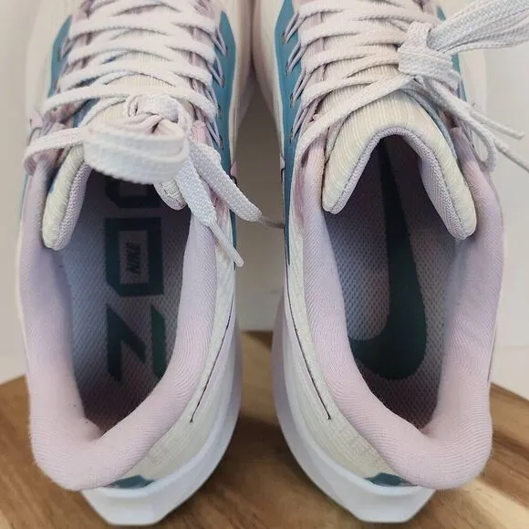 Nike Women's Air Zoom Pegasus 39 DZ4445-100 Shoes White Blue Lavender Size 8.5