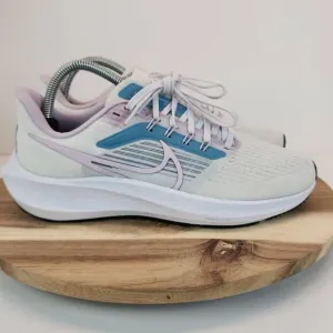 Nike Women's Air Zoom Pegasus 39 DZ4445-100 Shoes White Blue Lavender Size 8.5