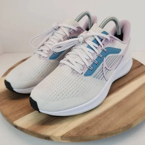 Nike Women's Air Zoom Pegasus 39 DZ4445-100 Shoes White Blue Lavender Size 8.5