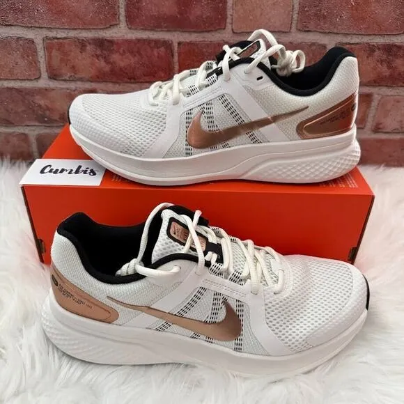 Nike Women's Run Swift 2 Size W11 Men's 9.5 Running Shoes Sail/ Copper Black