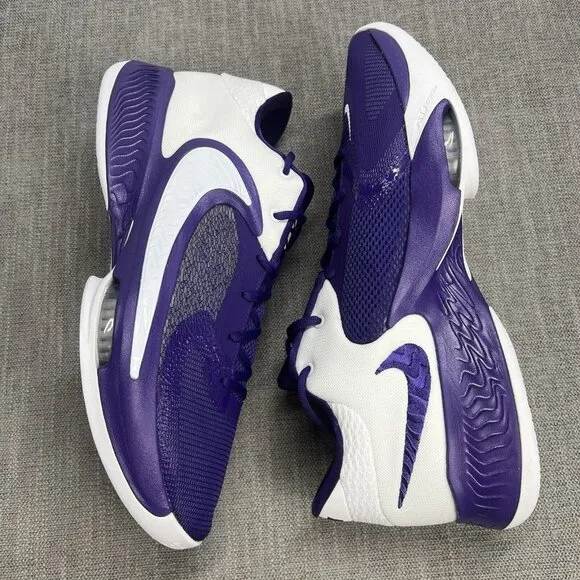 Nike Zoom Freak 4 Promo Men's size 15 purple White Basketball Shoes DX6652 500