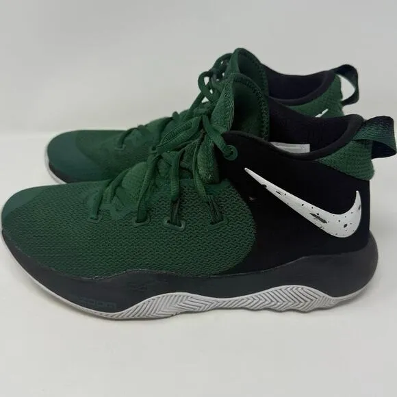 Nike Zoom Rev II Green Basketball Shoes High Top Sneakers M 7 / W 8.5