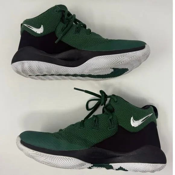 Nike Zoom Rev II Green Basketball Shoes High Top Sneakers M 7 / W 8.5