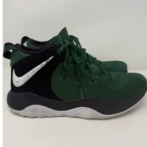 Nike Zoom Rev II Green Basketball Shoes High Top Sneakers M 7 / W 8.5