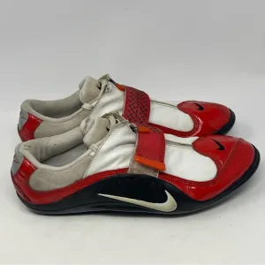 Nike Zoom Rotational Shoes Mens 12.5 Red White Black Track Field Zip Vintage