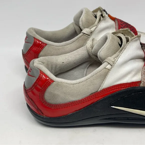 Nike Zoom Rotational Shoes Mens 12.5 Red White Black Track Field Zip Vintage