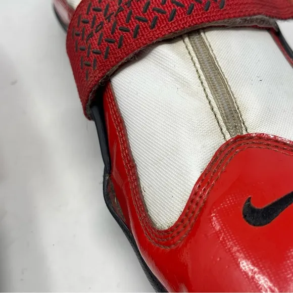Nike Zoom Rotational Shoes Mens 12.5 Red White Black Track Field Zip Vintage