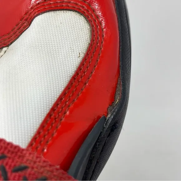 Nike Zoom Rotational Shoes Mens 12.5 Red White Black Track Field Zip Vintage