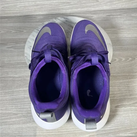 Nike Zoom Shift 2 Mens 13.5 Basketball Shoes Purple Low Top Athletic Sneakers