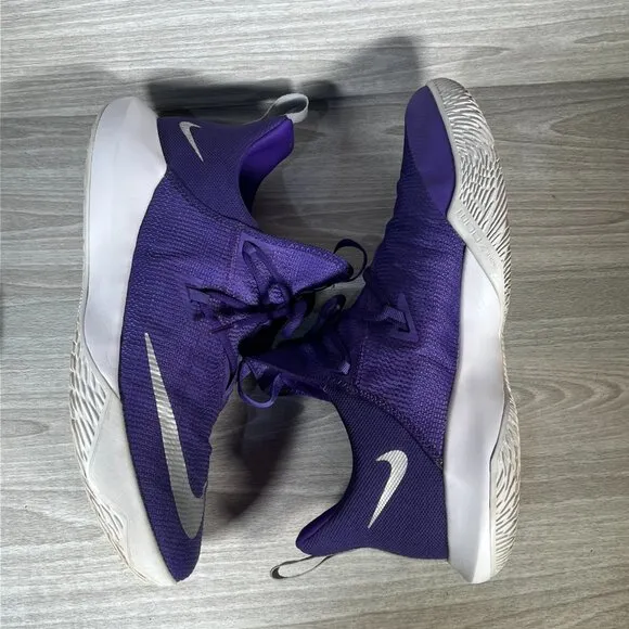 Nike Zoom Shift 2 Mens 13.5 Basketball Shoes Purple Low Top Athletic Sneakers