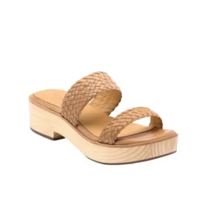 Nisolo | Almond Leather Ellie All Day Woven Clog Sandals