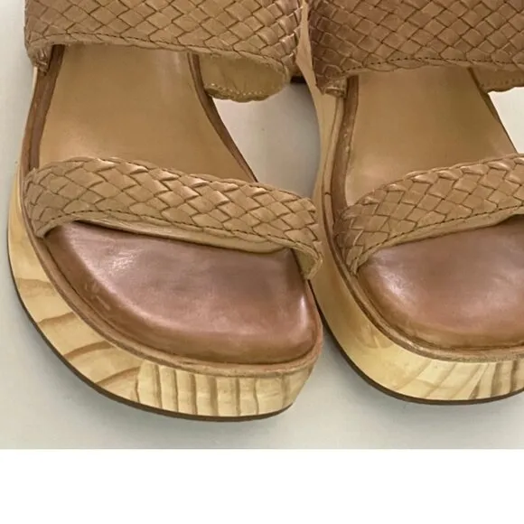 Nisolo | Almond Leather Ellie All Day Woven Clog Sandals