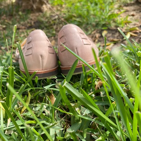 NISOLO by Anthropologie Woven Leather sandals Desert Rose flats size 8.5