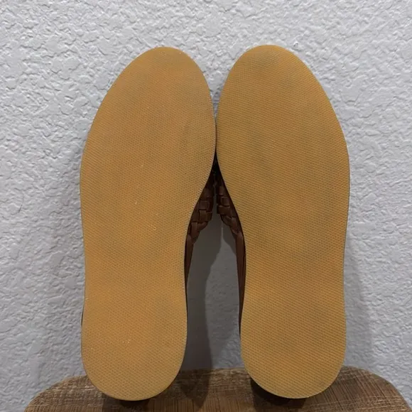Nisolo Huarache Leather Sandals Brandy Size 9.5