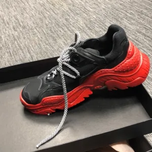 No. 21 Brand calf stretch black sneakers