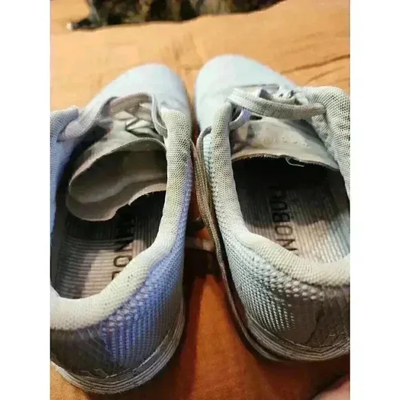 No Bull NOBULL Super Fabric Trainer Athletic Shoes Gray/Stripe Sz 10M / 11.5W