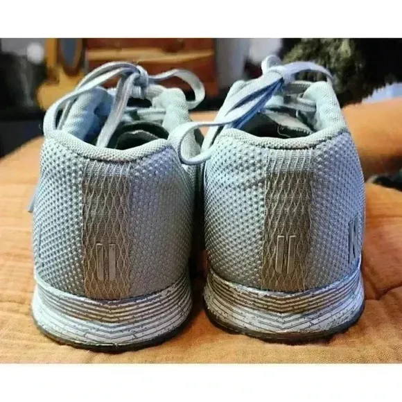 No Bull NOBULL Super Fabric Trainer Athletic Shoes Gray/Stripe Sz 10M / 11.5W