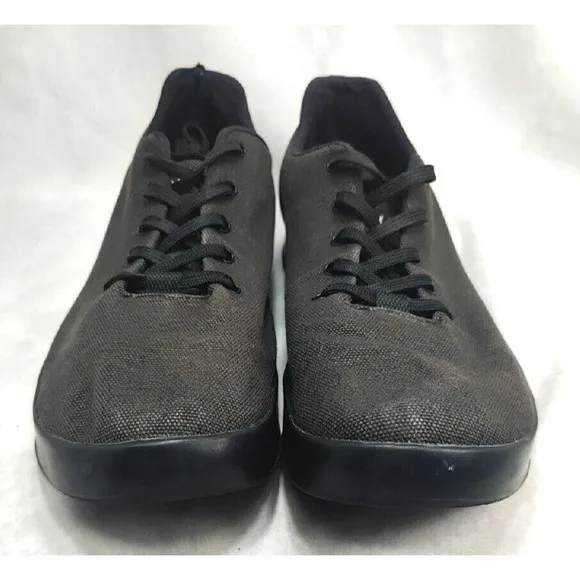 NOBULL Canvas Trainers gym shoes washed Black Men’s Size 13 women's size 14.5