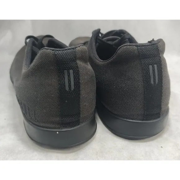 NOBULL Canvas Trainers gym shoes washed Black Men’s Size 13 women's size 14.5