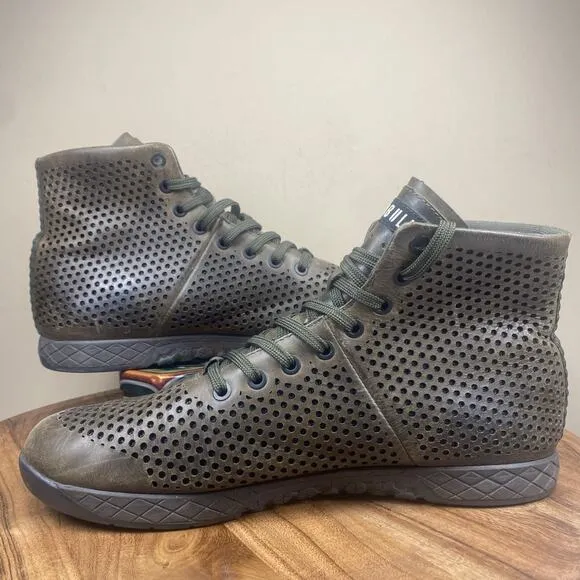 NOBULL Mens Coffee Brown Size 10 Cross Training Gym Weightlifting High Top Shoes
