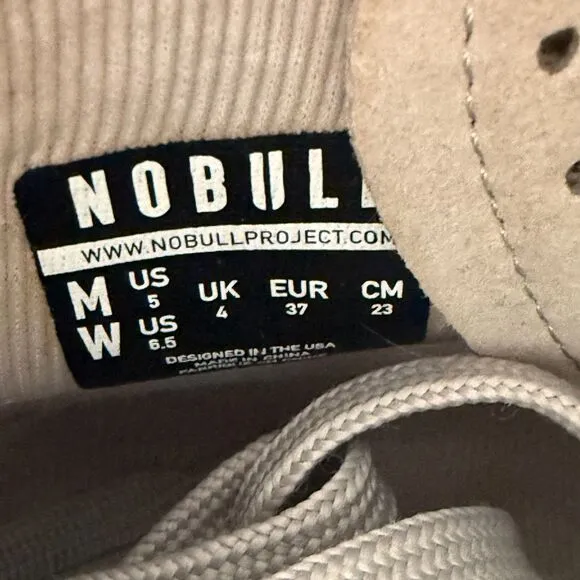 Nobull Outwork High Top Womens 6.5 Gray Shoes Trainers Athletic Lifting