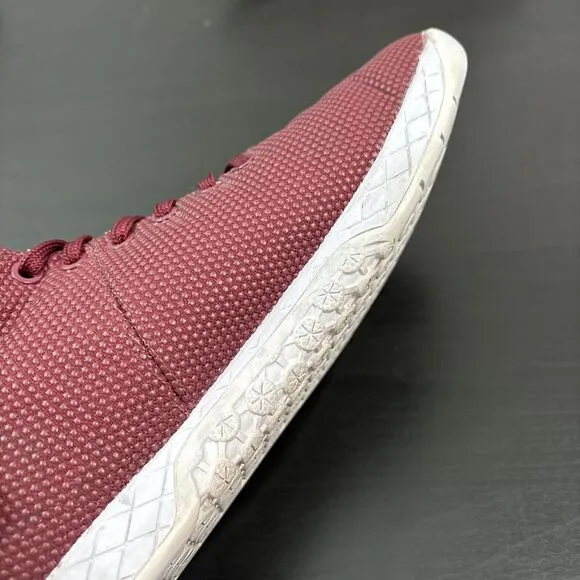 NOBULL SuperFabric High Top Athletic Trainer Shoes Burgundy Men's 7.5 Women's 9