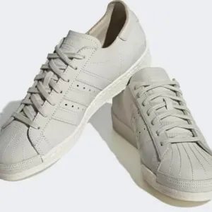 NWB ADIDAS Originals Men's Superstar 82 Core White/Aluminium/Off White, US 10.5
