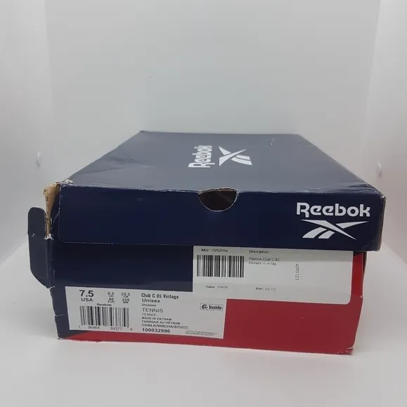 NWB Reebok Club 85 Trainers In Vintage Shoes Sz 7.5