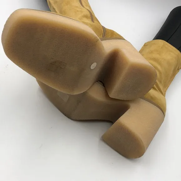 NWOB Free People Gigi Platform Boots in Camel