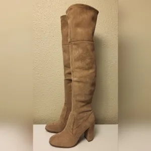 NWOB Kenneth Cole New York Mushroom Josie Over The Knee Heeled Boots Size 10