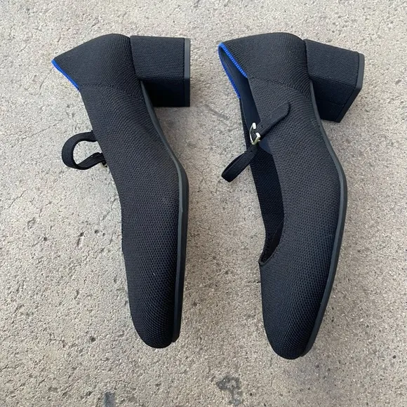 NWOB Rothy's Black Mary Jane Shoes Size 10.5W