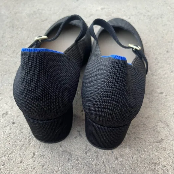NWOB Rothy's Black Mary Jane Shoes Size 10.5W