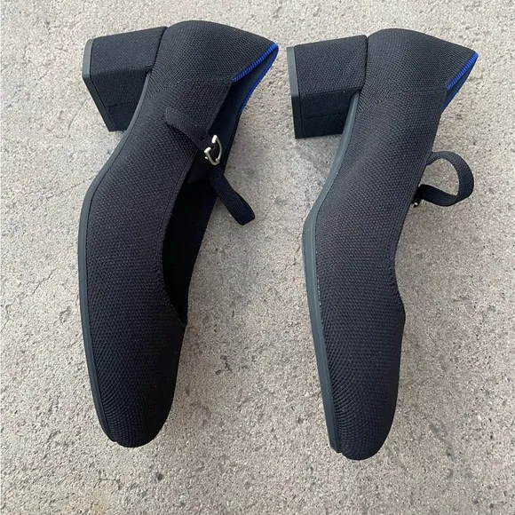 NWOB Rothy's Black Mary Jane Shoes Size 10.5W