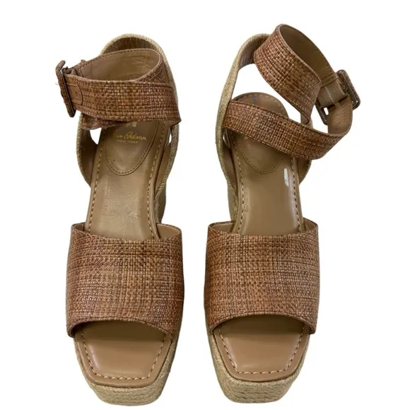 NWOB Sam Edelman Vada Espadrille Platform Sandals in Cuoio Women’s Size 9M