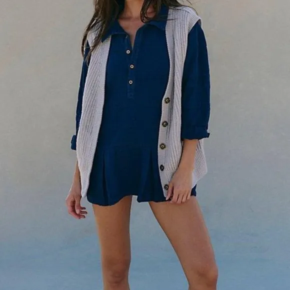 NWOT Free People Free-est Checkin' In Mini Dress  Size Medium