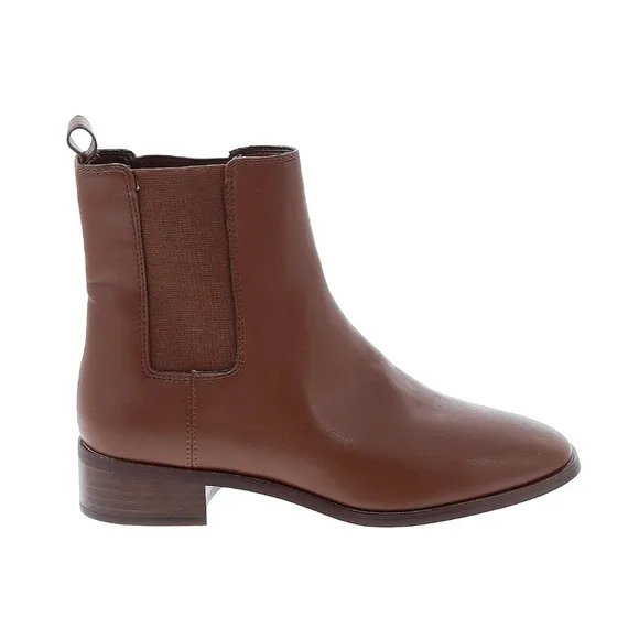 NWOT J.Crew Factory Brown Chelsea Ankle Boots