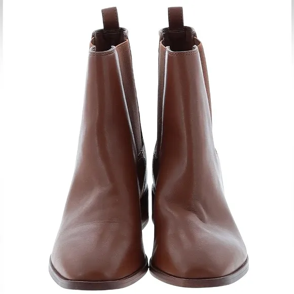 NWOT J.Crew Factory Brown Chelsea Ankle Boots