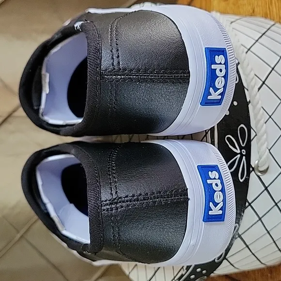 NWOT- Keds ‘Double Decker’ Leather Platform Slip-on Sneakers