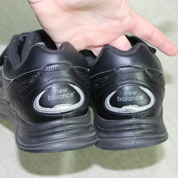 NWOT New Balance 577 Black Leather Walking DSL 2 Sneaker Men's Size 9