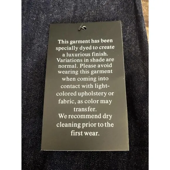 NWT $128 Tuckernuck Taryn Navy Blue Stretch Denim Mini Skirt Chic Size Xsmall